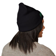 Load image into Gallery viewer, Jamaica Embroidered Cuffed Beanie — Cozy Travel &amp; Reggae Knit Hat

