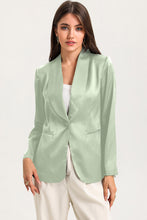 Load image into Gallery viewer, Long Sleeve Shawl Collar Blazer
