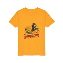 Load image into Gallery viewer, Youth Tee - "Mi Mada a Jamaican" Kids T‑Shirt
