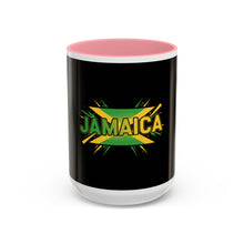 Load image into Gallery viewer, Jamaica Flag Two-Tone Accent Mug — 11oz/15oz
