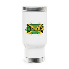 Load image into Gallery viewer, Jamaica Travel Mug — 14oz Stainless Steel Insulated Tumbler with Handle

