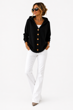 Load image into Gallery viewer, Button Up Long Sleeve Cardigan Plus Size
