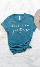 Load image into Gallery viewer, Love Like Jesus Graphic Tee PLUS
