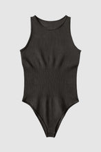 Load image into Gallery viewer, Round Neck Sleeveless Active Bodysuit
