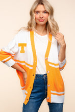 Load image into Gallery viewer, CASSIE V Neck Letter Patch Cardigan
