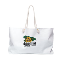 Load image into Gallery viewer, Jamaica 'Land We Love' Weekender Bag — Tropical Floral Travel Tote
