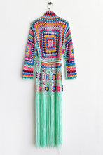 Load image into Gallery viewer, Fringe Tied Long Sleeve Cardigan
