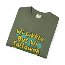 Load image into Gallery viewer, Jamaican Pride T-Shirt – "Wi Likkle But Wi Tallawah" Graphic Tee
