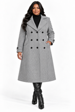 Load image into Gallery viewer, Kacey Double-Breasted Longline Coat
