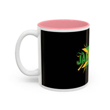 Load image into Gallery viewer, Jamaica Flag Two-Tone Accent Mug — 11oz/15oz
