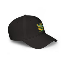 Load image into Gallery viewer, Low Profile Baseball Cap — "Wi Likkle But Wi Tallawah" Jamaican Flag Hat
