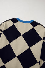 Load image into Gallery viewer, Checkered Button Up Long Sleeve Cardigan
