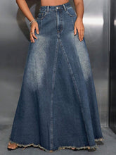 Load image into Gallery viewer, Beth Denim Skirt with Pockets
