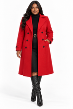 Load image into Gallery viewer, Kacey Double-Breasted Longline Coat
