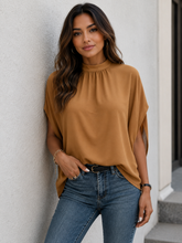 Load image into Gallery viewer, Courtney Slit Sleeve Blouse

