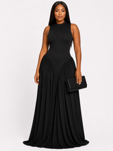 Load image into Gallery viewer, Tanya Sleeveless O-Neck Maxi Dress

