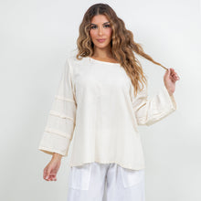 Load image into Gallery viewer, Women's Cotton Gauze Sabrina Top
