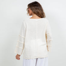 Load image into Gallery viewer, Women's Cotton Gauze Sabrina Top
