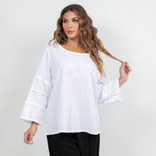 Load image into Gallery viewer, Women's Cotton Gauze Sabrina Top
