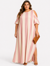 Load image into Gallery viewer, Teshana Cold Shoulder Maxi Dress
