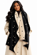 Load image into Gallery viewer, Heart Raw Hem Scarf
