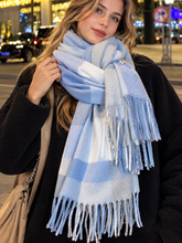 Load image into Gallery viewer, Fringe Plaid Scarf
