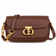 Load image into Gallery viewer, Stacy PU Leather Flap Shoulder Bag
