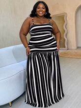 Load image into Gallery viewer, Carla Striped Spaghetti Strap Maxi Dress
