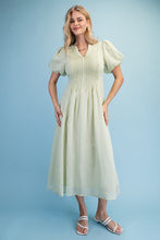 Load image into Gallery viewer, Brianna Textured V-Neck Midi Dress
