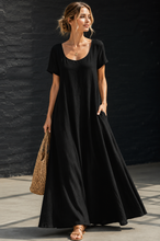 Load image into Gallery viewer, Cathy Loose Short Sleeve Maxi Dress
