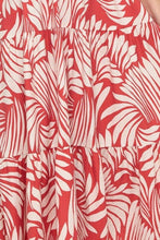 Load image into Gallery viewer, Charity Plus Size Tropical Print Knot Front Maxi Dress
