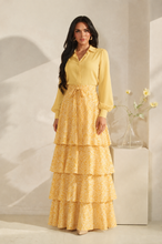 Load image into Gallery viewer, Haley Halter Neck Tiered Maxi Dress
