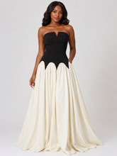 Load image into Gallery viewer, Taylor Two Tone Tube Maxi Dress
