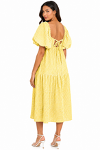 Load image into Gallery viewer, Chloe Plaid Square Neck Midi Dress
