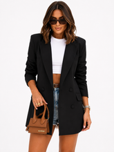 Load image into Gallery viewer, Kennedy Lapel Collar Long Sleeve Blazer
