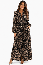 Load image into Gallery viewer, Kira Long Sleeve Maxi Shirt Dress
