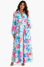 Load image into Gallery viewer, Kira Long Sleeve Maxi Shirt Dress
