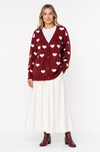 Load image into Gallery viewer, Dolly Heart V-Neck lCardigan
