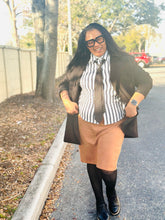 Load image into Gallery viewer, Striped Collared Neck Half Sleeve Shirt
