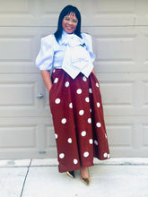 Load image into Gallery viewer, Polka Dot Spaghetti Strap Maxi Dress
