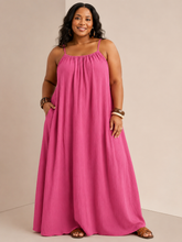 Load image into Gallery viewer, Carmen Spaghetti Strap Flowy Maxi Dress
