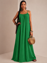 Load image into Gallery viewer, Carmen Spaghetti Strap Flowy Maxi Dress
