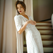 Load image into Gallery viewer, OLYMPIA Embroidered Cotton Dress
