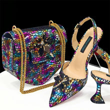 Load image into Gallery viewer, Ebony Shoes and Bag Set
