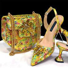 Load image into Gallery viewer, Ebony Shoes and Bag Set
