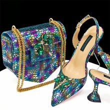 Load image into Gallery viewer, Ebony Shoes and Bag Set
