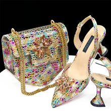 Load image into Gallery viewer, Ebony Shoes and Bag Set
