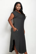 Load image into Gallery viewer, Nexus Batwing Sleeve V Neck Long Dress
