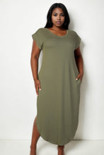 Load image into Gallery viewer, Nexus Batwing Sleeve V Neck Long Dress
