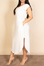 Load image into Gallery viewer, Nexus Batwing Sleeve V Neck Long Dress
